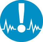 Medical risk icon