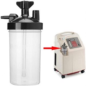 Humidifier bottle used with an oxygen concentrator